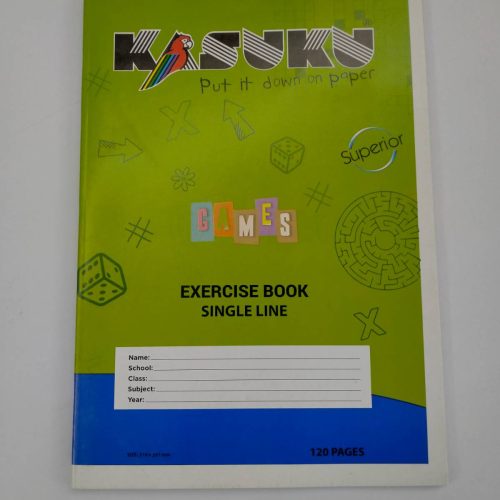 Exercise Book A5 Single Line 120Pgs Kasuku