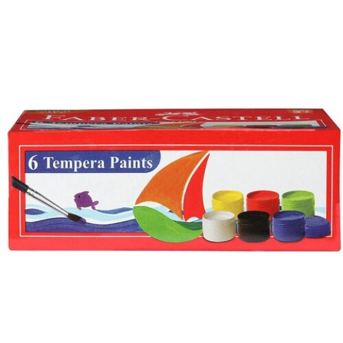 Faber Castel Tempera Paints 6s