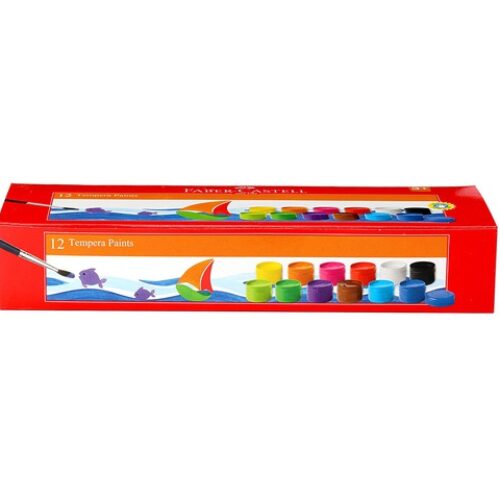Faber Castell Tempera Paints 12 x 10ml
