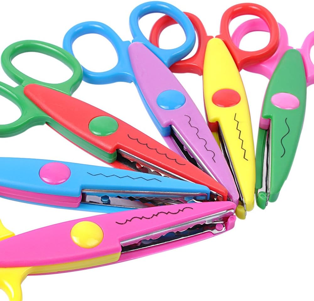 Craft/Serrated Scissors Per Set (6Pcs)