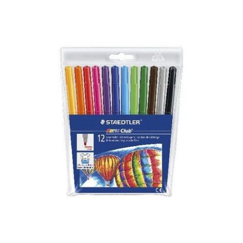Staedtler Fibre/Felt Tip Pen 12 Colours