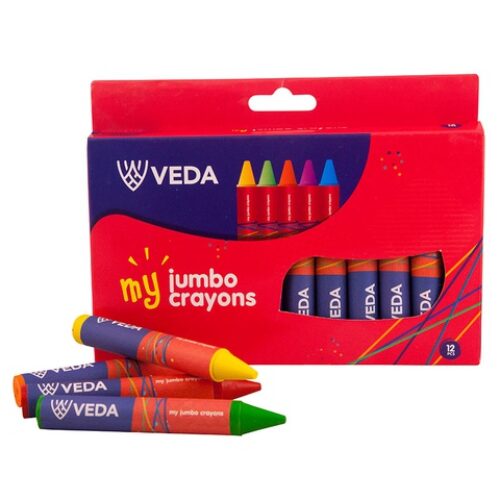 Jumbo Crayons – 12 colours