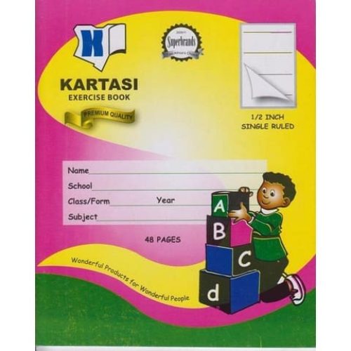 Half (1/2) Inch Square Ruled Exercise Book 48pgs